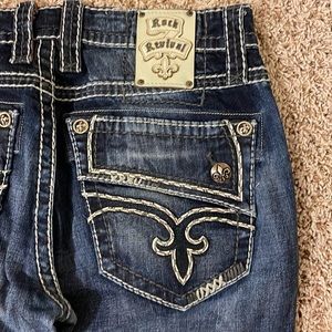 Rock Revival stone washed Destin Jeans size 34